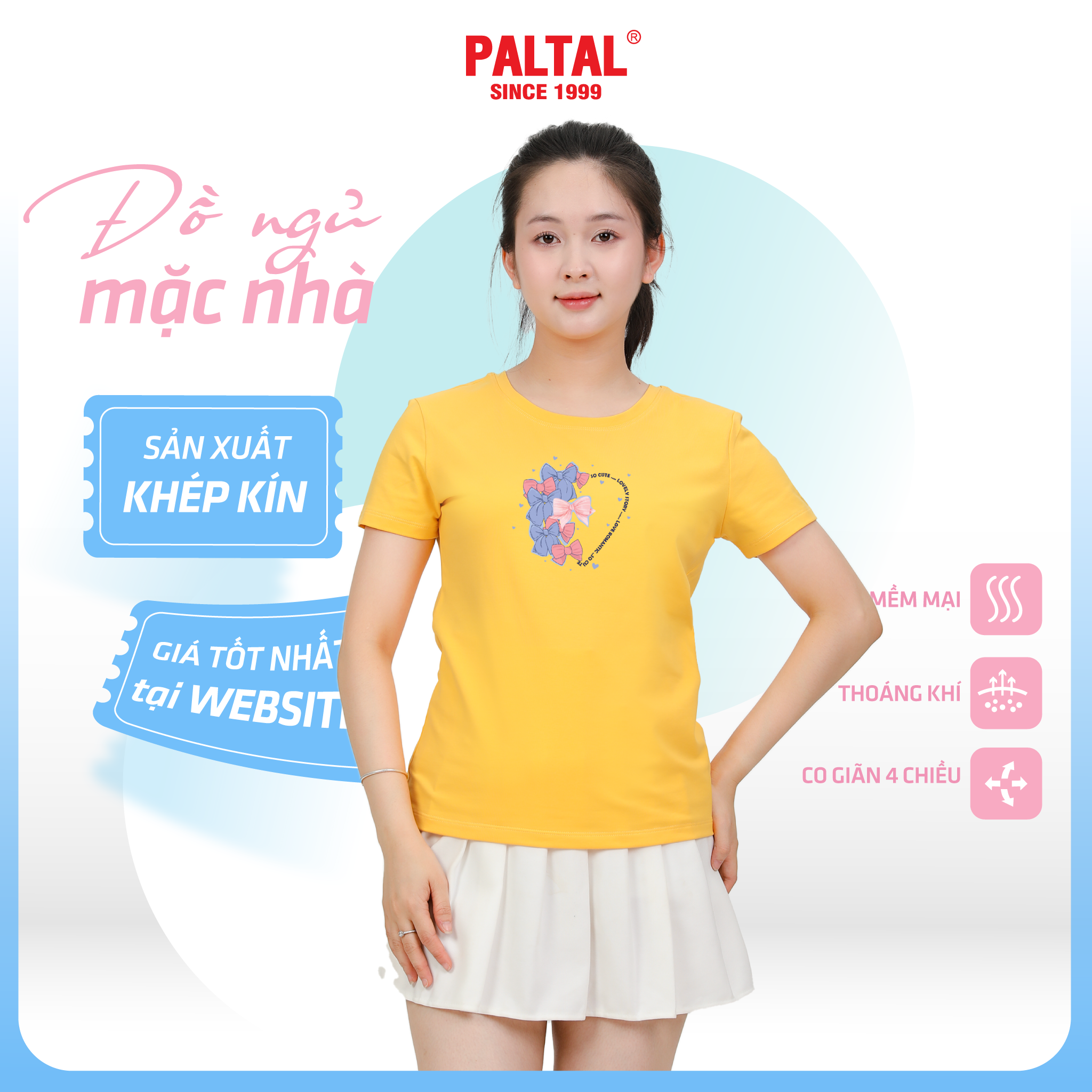 Áo thun nữ tay ngắn Cổ Tròn Form Suông chất cotton siêu mát 020p 0314