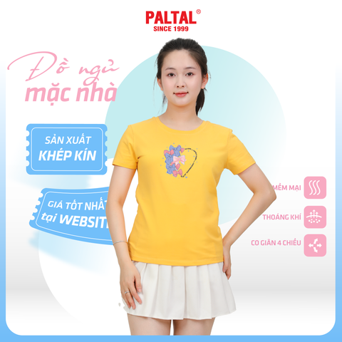 Áo thun nữ tay ngắn Cổ Tròn Form Suông chất cotton siêu mát 020p 0314