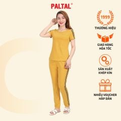 Set đồ bộ nữ kiểu quần dài tay ngắn cotton cvc mát 193p 3329