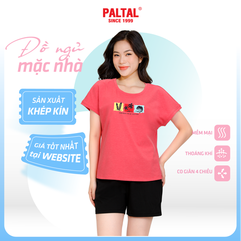 Áo thun nữ tay ngắn cổ tròn tay liền form suông chất cotton siêu mát 190p 0108