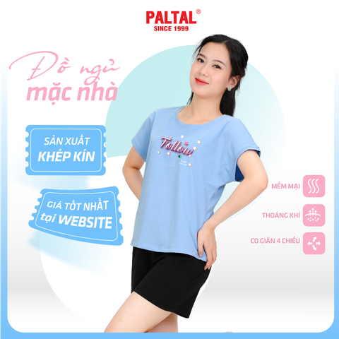 Áo thun nữ tay ngắn cổ tròn tay liền form suông chất cotton siêu mát 190p 0110