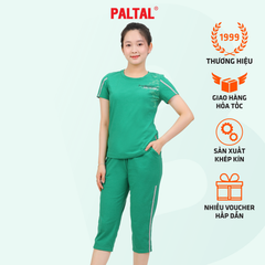 Set đồ bộ nữ kiểu quần lửng tay ngắn chất cotton siêu mát 194p 4301