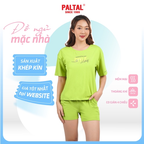 Set đồ bộ nữ kiểu quần đùi tay ngắn chất cotton siêu mát 025p 5088