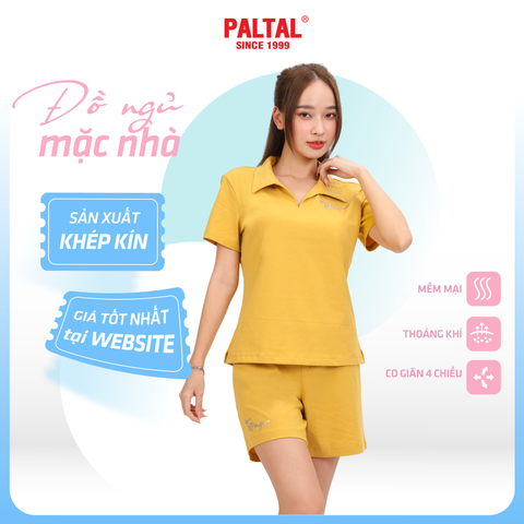 Set đồ bộ nữ kiểu quần đùi tay ngắn chất cotton siêu mát 195p 5213