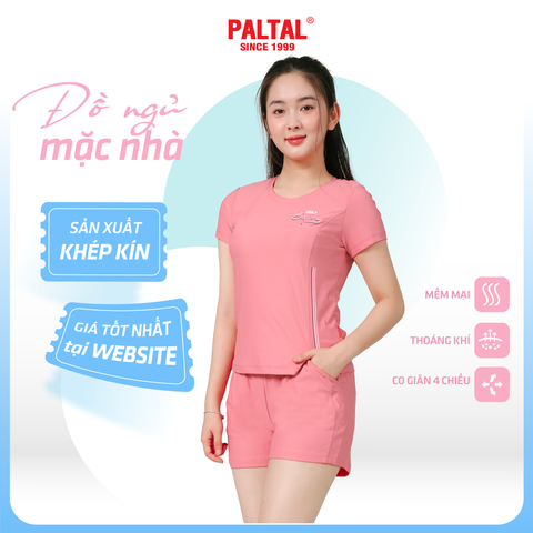 Set đồ bộ nữ kiểu quần đùi tay ngắn chất silk lạnh 375p 5234