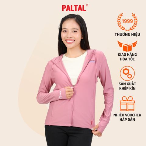 Áo khoác nữ chống nắng, chống UV chất poly cát logo UV đổi màu 311p 1297