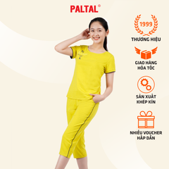 Set đồ bộ nữ kiểu quần lửng tay ngắn cotton cvc mát 194p 4244