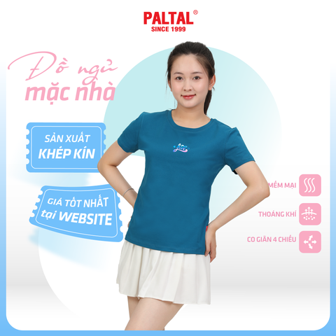 Áo thun nữ tay ngắn cổ tròn form suông chất cotton siêu mát 020p 0339