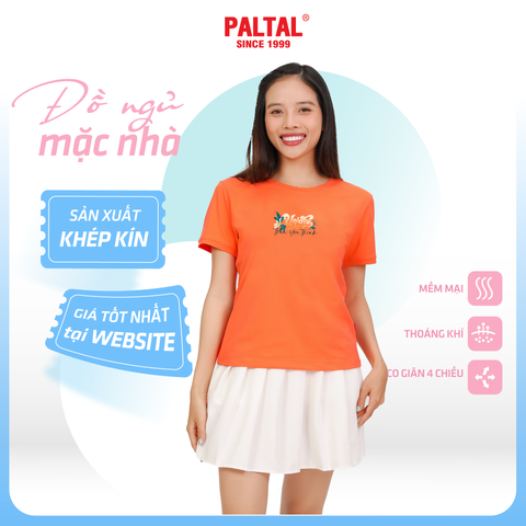 Áo Thun Tay Ngắn Cổ Tròn Form cơ bản Cotton 020p 0348