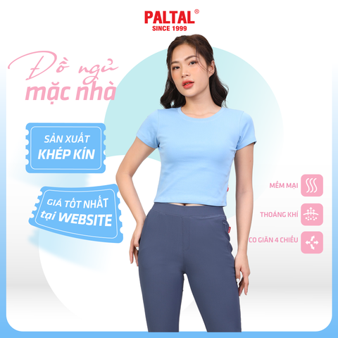 Áo thun nữ croptop tay ngắn Cổ Tròn chất rib chất cotton siêu mát 220p 0265