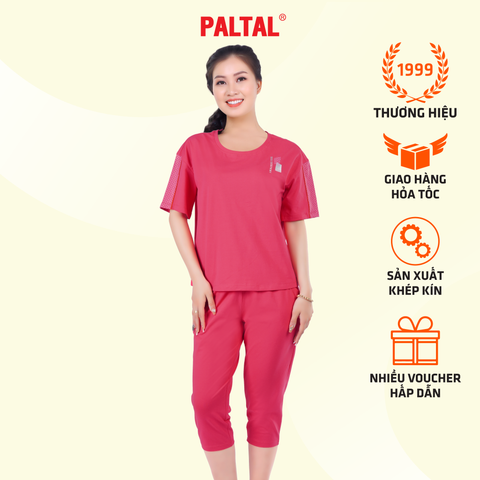 Set đồ bộ nữ kiểu quần lửng tay ngắn chất cotton siêu mát 024p 4236