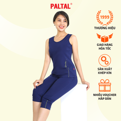 Set đồ bộ nữ kiểu quần lửng không tay chất cotton siêu mát 024p 4182