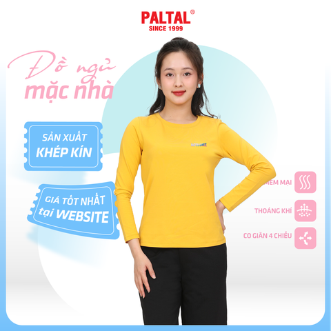 Áo thun nữ tay dài Cổ Tròn chất cotton siêu mát 020p 0270