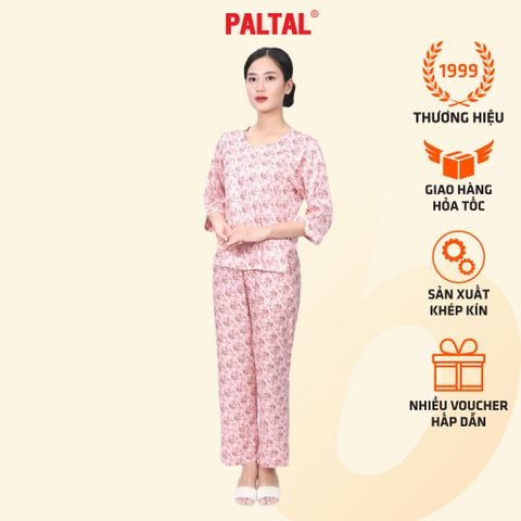 Set đồ bộ nữ kiểu quần dài tay lỡ chất lụa nhung 263p 6001