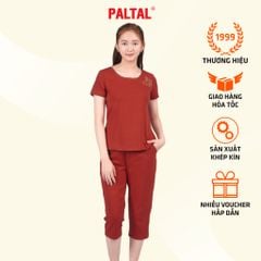 Set đồ bộ nữ kiểu quần lửng tay ngắn cotton cvc mát 194p 4248