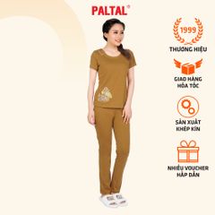 Set đồ bộ nữ kiểu quần dài tay ngắn cotton cvc mát 193p 3299