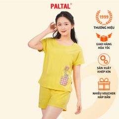 Set đồ bộ nữ kiểu quần đùi tay ngắn cotton cvc mát 195p 5100