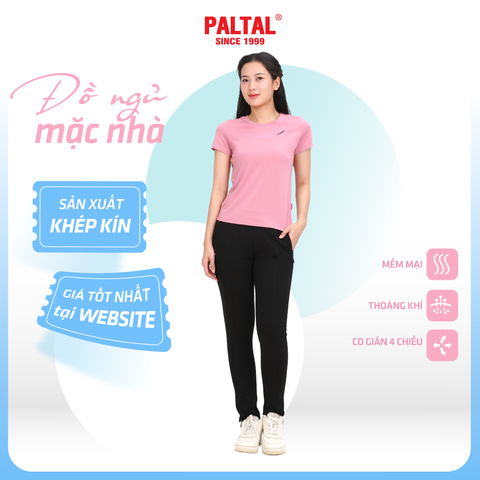 Set đồ bộ nữ kiểu quần dài tay ngắn thể thao 3 trong 1 chất poly thái 313p 3391