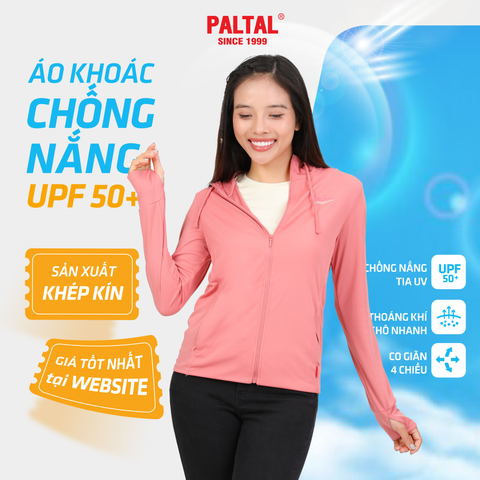 Áo khoác nữ chống nắng, chống UV chất poly mắc lưới siêu thoáng khí 311p 1304