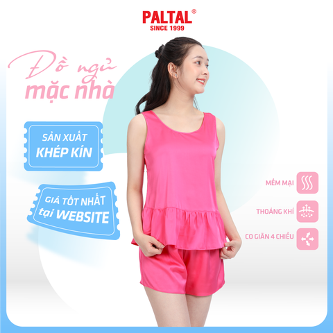 Set đồ bộ nữ kiểu quần đùi không tay phi 425p 5065