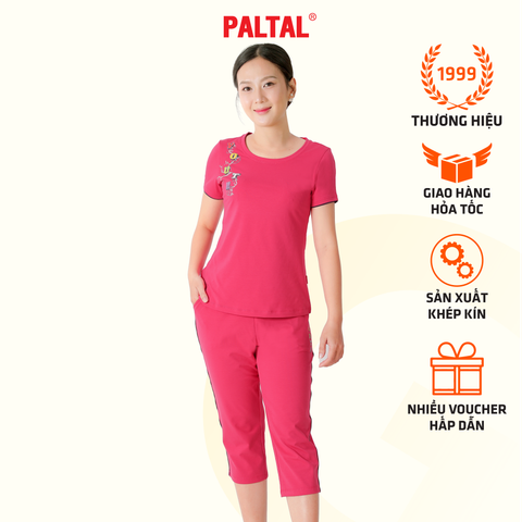 Set đồ bộ nữ kiểu quần lửng tay ngắn cotton 194p 4320