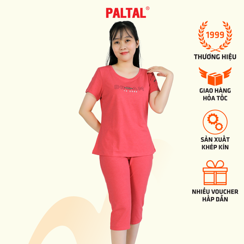 Set đồ bộ nữ kiểu quần lửng tay ngắn cotton 194p 4318