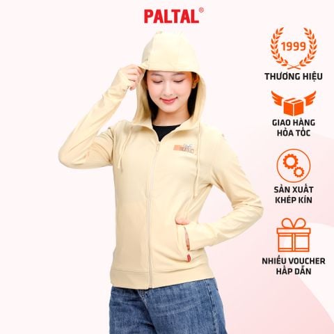 Áo khoác nữ chống nắng, chống UV có nón chất poly cát 311p 1270