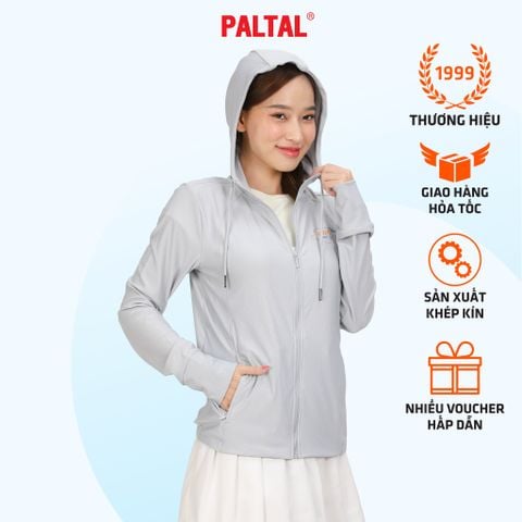 Áo khoác nữ chống nắng, chống UV có nón chất poly cát 311p 1269
