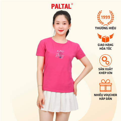 Áo Thun Tay Ngắn Cổ Tròn Form cơ bản Cotton 020p 0349