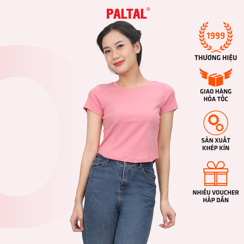 Áo thun nữ Croptop tay ngắn Cổ Tròn LIME chất rib chất cotton siêu mát 220p 0267