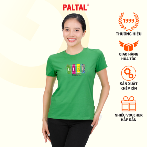 Áo thun nữ cổ tron tay ngắn chất cotton siêu mát co dãn 4 chiều  020p 0365