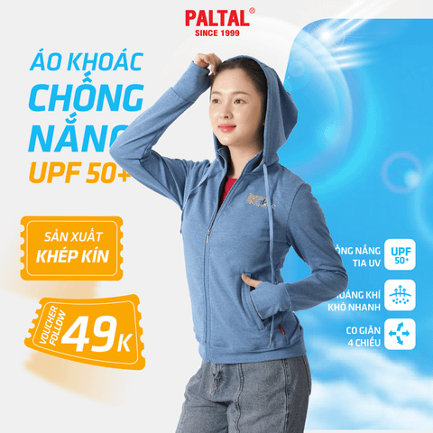 Áo khoác chống nắng, chống UV có nón chất liệu Vảy cá cao cấp 431p 1142