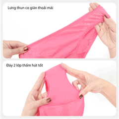 Combo 02-06-10 quần lót nữ chất cotton siêu mát 027p 7477