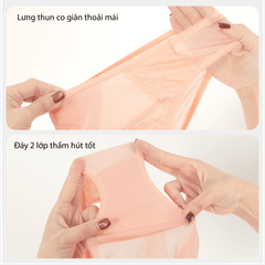 Combo 02-06-10 quần lót nữ voal lưới 077p 7475