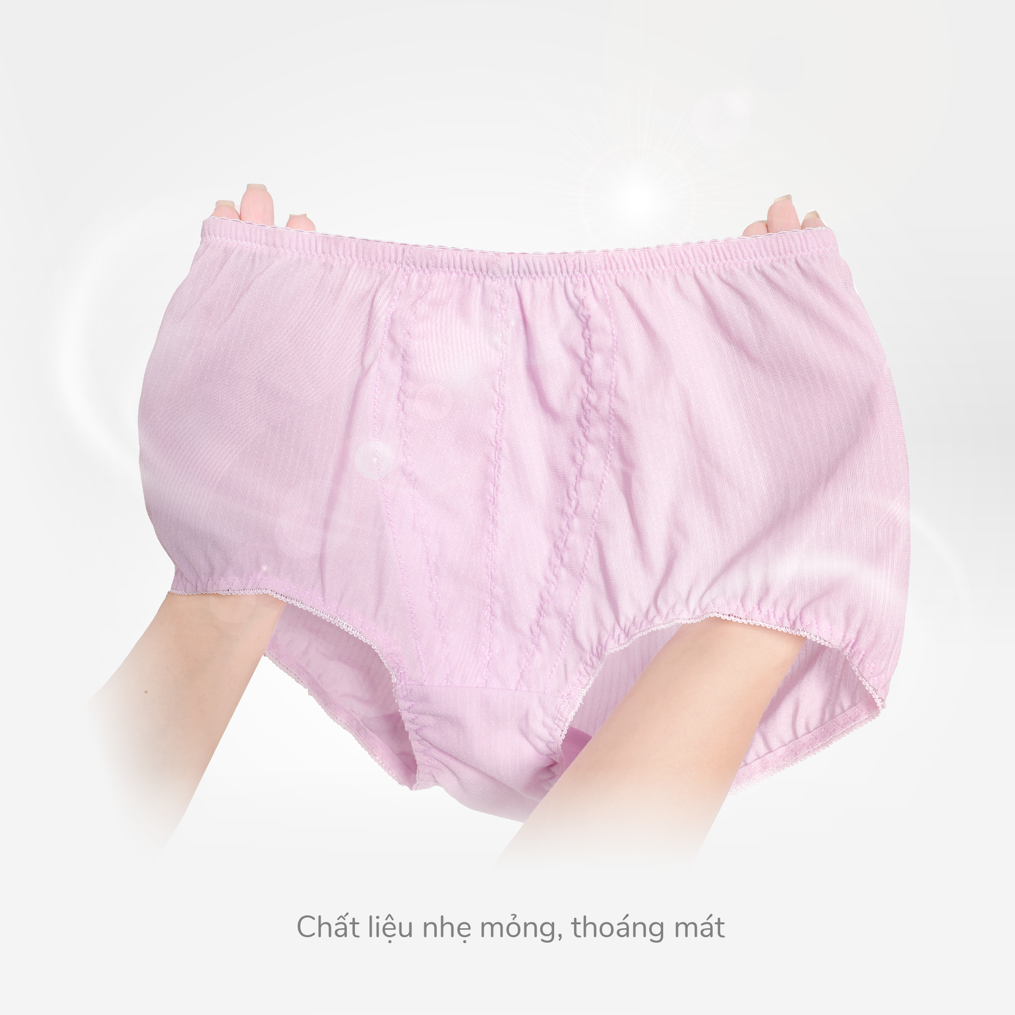 Quần lót nữ gen bụng nữ Chất liệu ren thun- dệt Jacquard 017P 7028