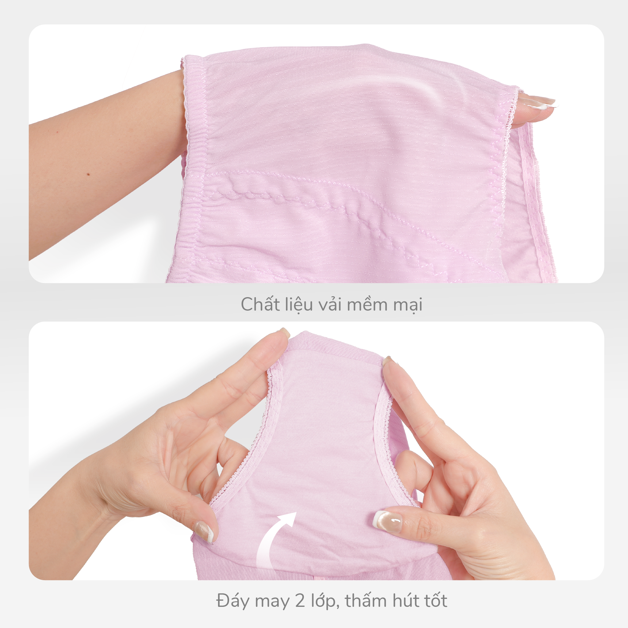 Quần lót nữ gen bụng nữ Chất liệu ren thun- dệt Jacquard 017P 7028