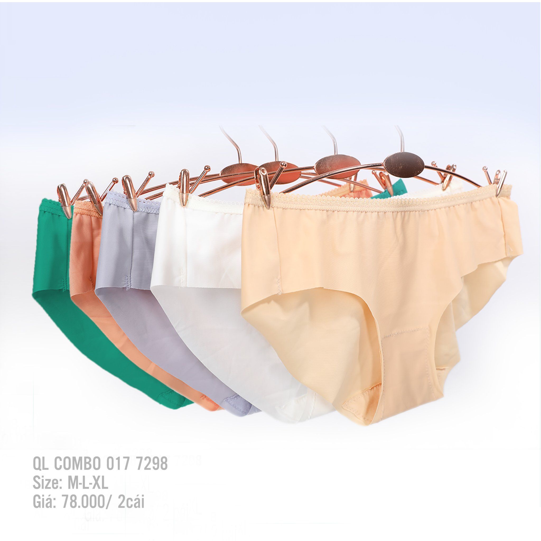 Combo 02-06-10 quần lót nữ chất thun lạnh siêu bền 017p 7298