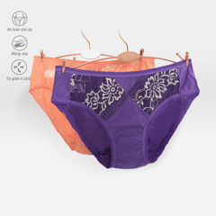 Combo 02 quần lót nữ chất thun lạnh siêu bền 017p 7418