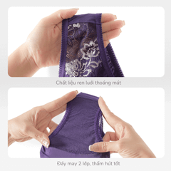 Combo 02 quần lót nữ chất thun lạnh siêu bền 017p 7418