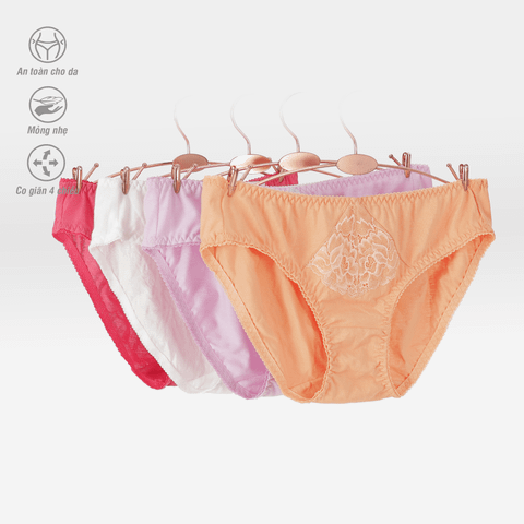 Combo 02-06-10 quần lót nữ chất cotton siêu mát 027p 7473