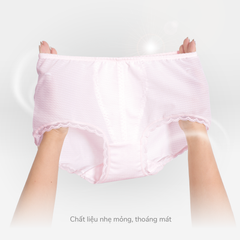 Quần gen nịt bụng nữ  Chất liệu ren thun- dệt Jacquard 087p 8090