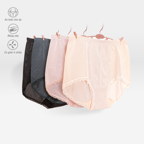 Quần gen nịt bụng nữ Chất liệu ren thun GEN NHẸ  087p 8326