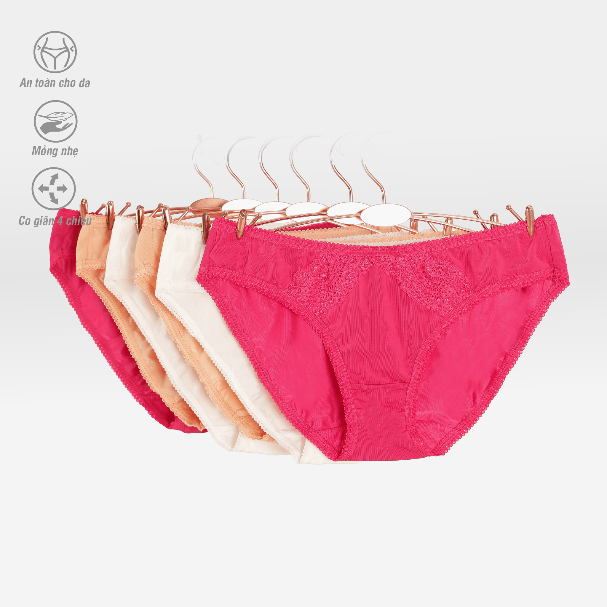 Combo 02-06-10 quần lót nữ chất thun lạnh siêu bền 017p 7493