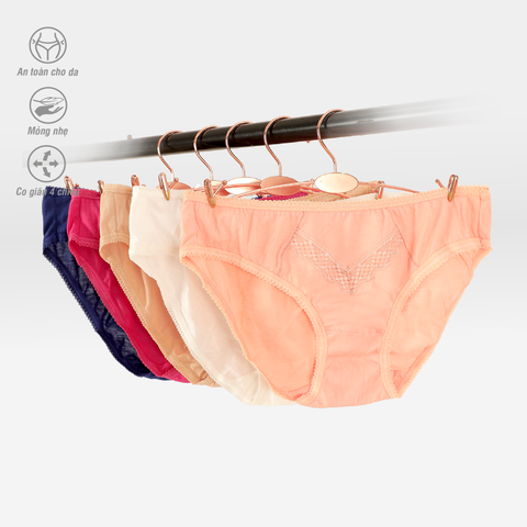 Combo 02-06-10 quần lót nữ chất cotton siêu mát 027p 7481