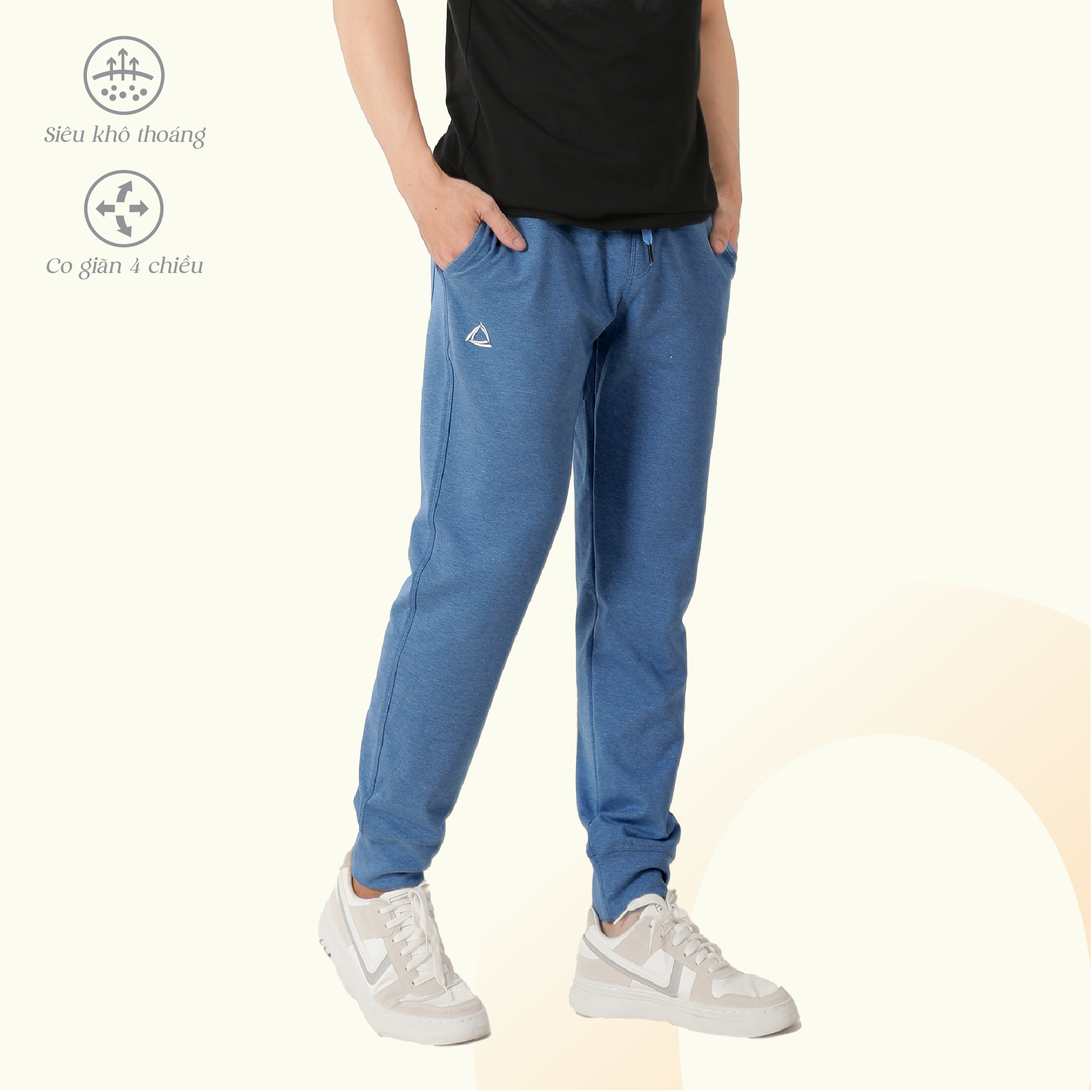 Quần dài Nam chất vảy cá cotton cvc mát 408p 8058