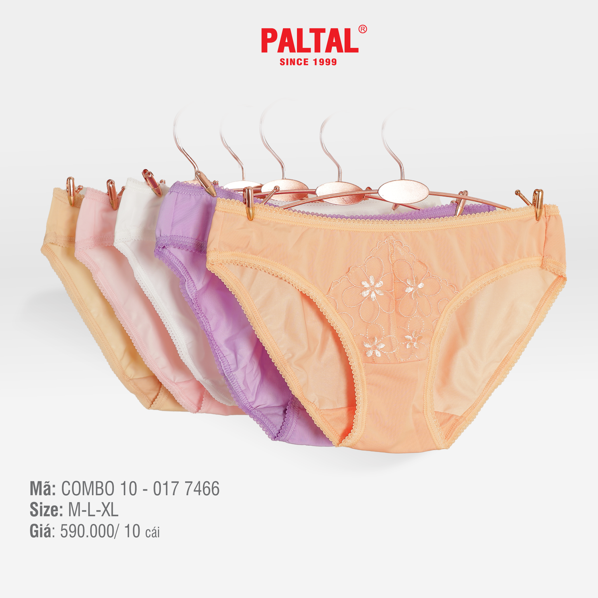 Combo 02-06-10 quần lót nữ chất thun lạnh siêu bền 017p 7468