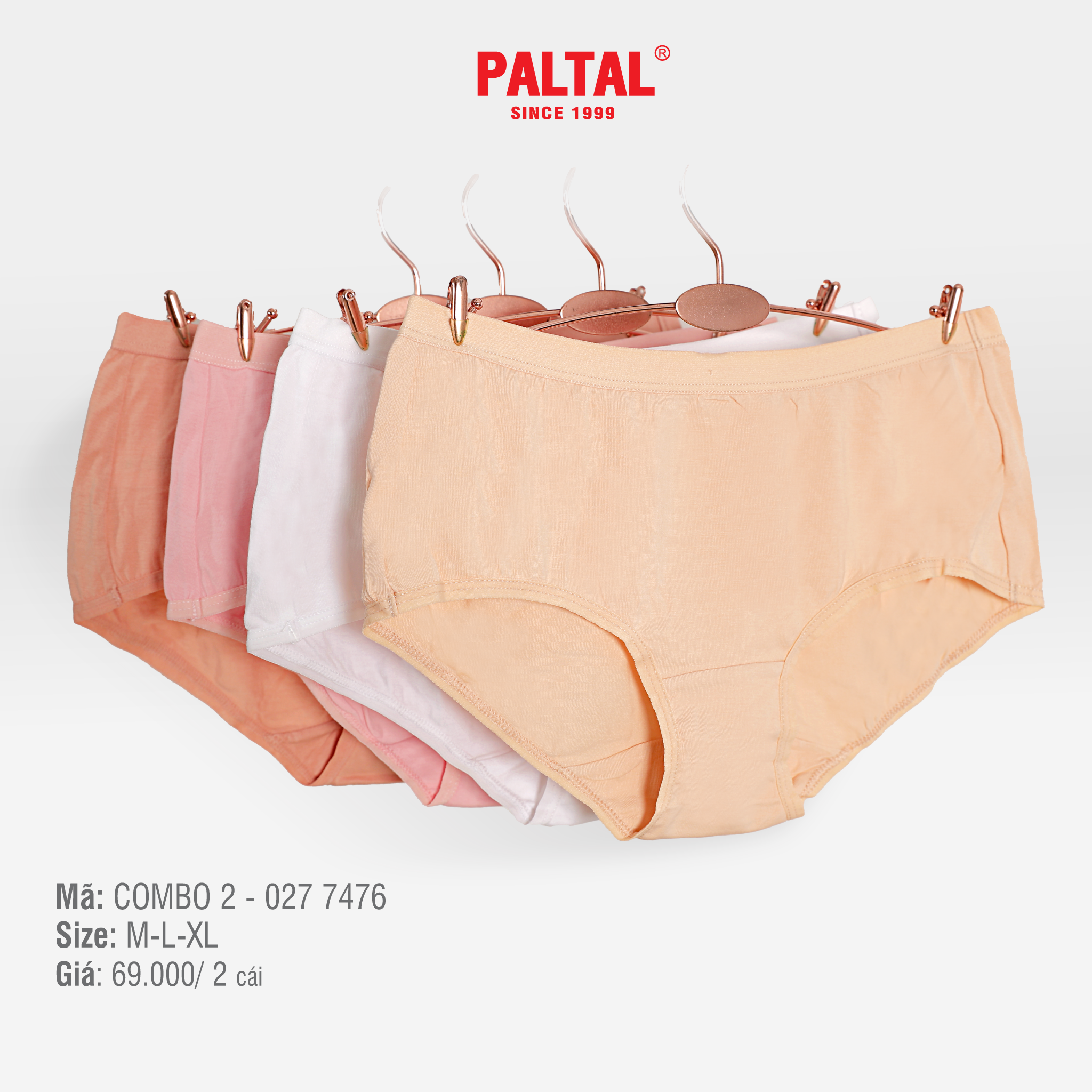 Combo 02-06-10 Quần lót nữ chất Cotton siêu mát 027p 7476