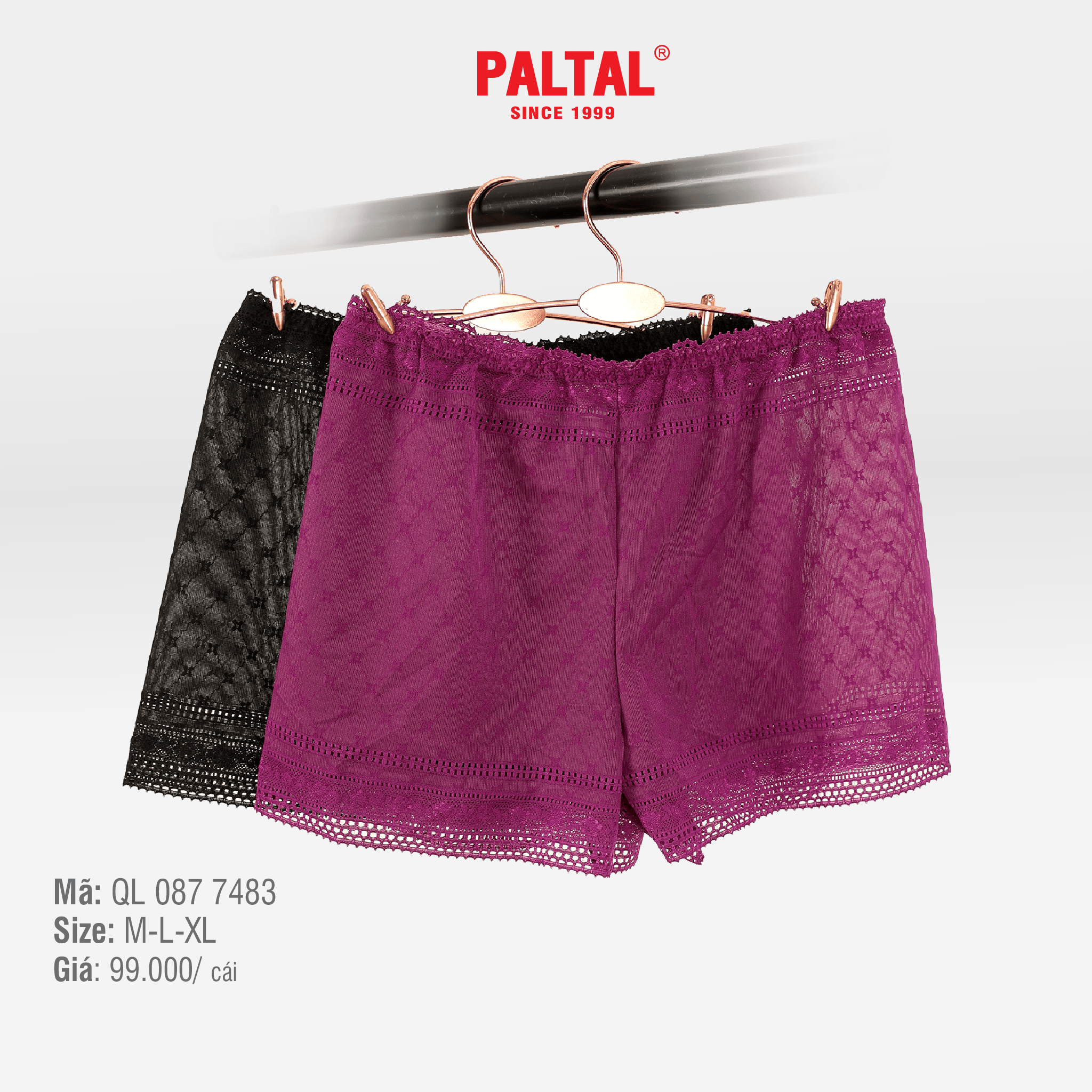 Quần lót nữ đùi dài chất ren siêu bền 087p 7483