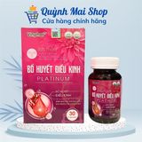  Ích mẫu Bổ huyết điều kinh Platinum - Hộp 30 viên 