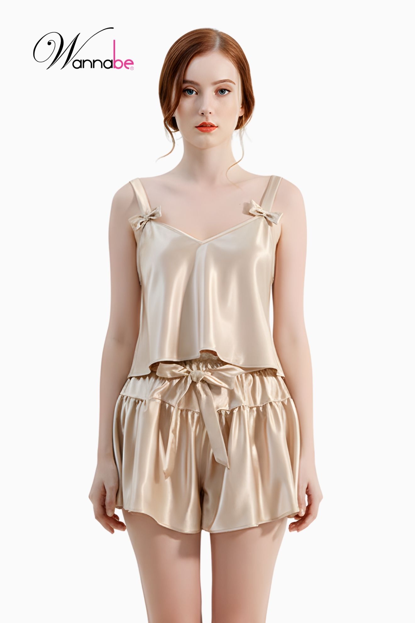 do bo mac nha wannabe bss37 do bo quan sot ao hai day ban to trang tri no xinh xan mang lai ve de thuong cho ban gai